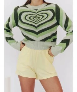MY New In Clothing Smaibulun | Green Heart Ring Knit Top 10 MY New In Clothing Smaibulun | Green Heart Ring Knit Top