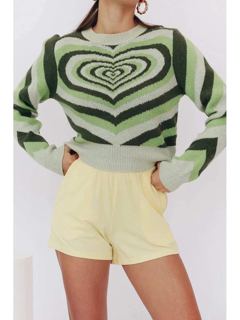 MY New In Clothing Smaibulun | Green Heart Ring Knit Top 3 MY New In Clothing Smaibulun | Green Heart Ring Knit Top