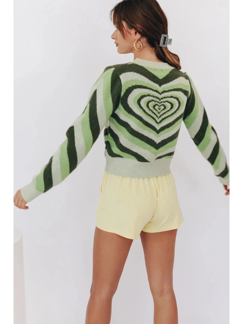 MY New In Clothing Smaibulun | Green Heart Ring Knit Top 6 MY New In Clothing Smaibulun | Green Heart Ring Knit Top