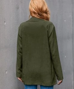 YBL Smaibulun | Corduroy Casual Jacket - Army Green New In Clothing 9 YBL Smaibulun | Corduroy Casual Jacket - Army Green New In Clothing