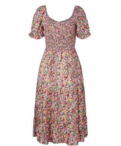DY ASHANA MIDI DRESS - PINK PRINT NEW ARRIVALS 19 DY ASHANA MIDI DRESS - PINK PRINT NEW ARRIVALS