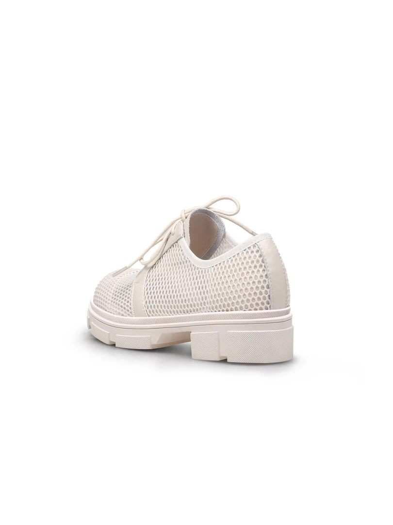 Jady Rose New In Shoes JadyRose | Honeycomb Ivory Mesh Leather Sneaker 5 Jady Rose New In Shoes JadyRose | Honeycomb Ivory Mesh Leather Sneaker