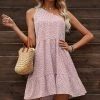 BBYS Floral One-Shoulder Casual Dress - Pink