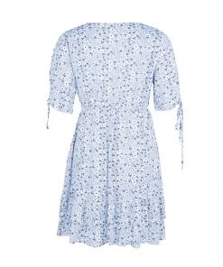 DY NEW ARRIVALS MAGDALEINE MINI DRESS - BLUE