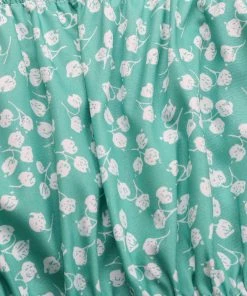 BFZY Back Bow Irises Crop-Top