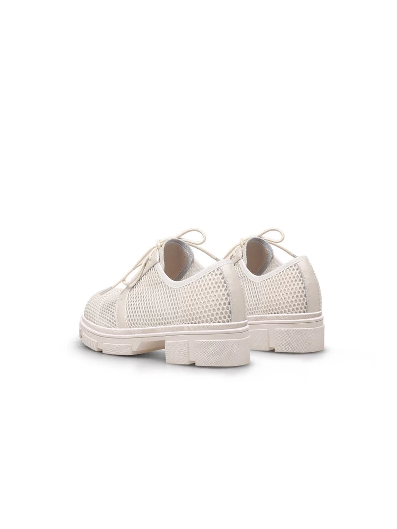 Jady Rose New In Shoes JadyRose | Honeycomb Ivory Mesh Leather Sneaker 7 Jady Rose New In Shoes JadyRose | Honeycomb Ivory Mesh Leather Sneaker