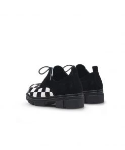 Jady Rose NEW ARRIVALS JadyRose | Chess Pattern Suede Oxford