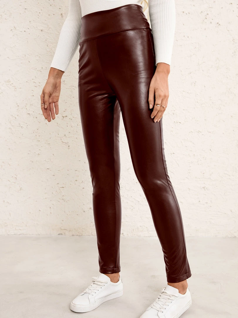 YBL Smaibulun | Faux Leather High-Waist Skinny Pants New In Clothing 7 YBL Smaibulun | Faux Leather High-Waist Skinny Pants New In Clothing