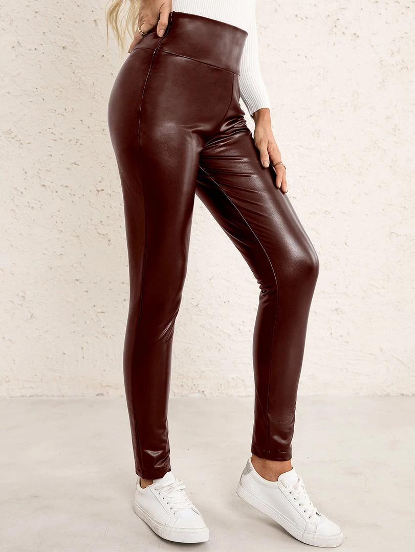 YBL Smaibulun | Faux Leather High-Waist Skinny Pants 8 YBL Smaibulun | Faux Leather High-Waist Skinny Pants
