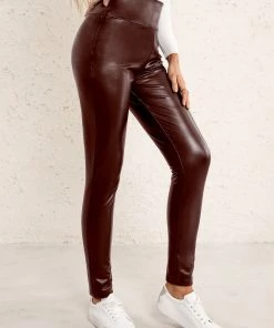YBL Smaibulun | Faux Leather High-Waist Skinny Pants New In Clothing 19 YBL Smaibulun | Faux Leather High-Waist Skinny Pants New In Clothing