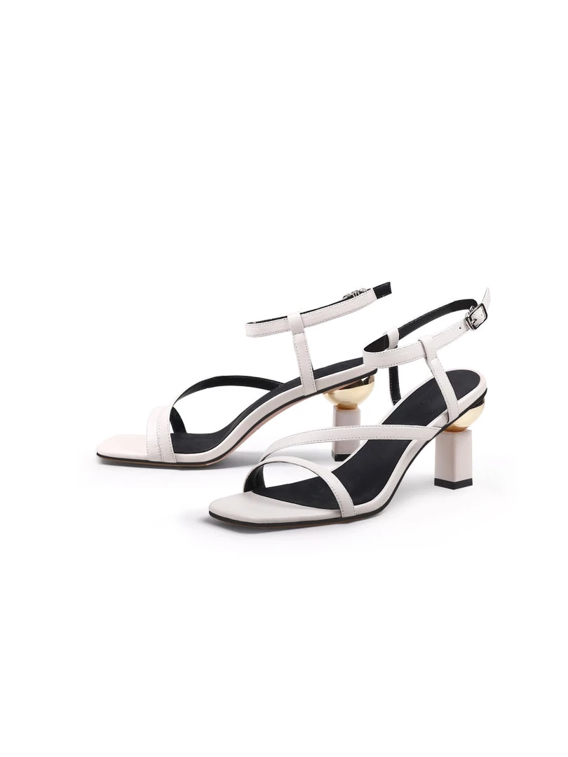 Jady Rose JadyRose | Block Heel Leather Ivory Ankle Strap Sandal NEW ARRIVALS 1 Jady Rose JadyRose | Block Heel Leather Ivory Ankle Strap Sandal NEW ARRIVALS