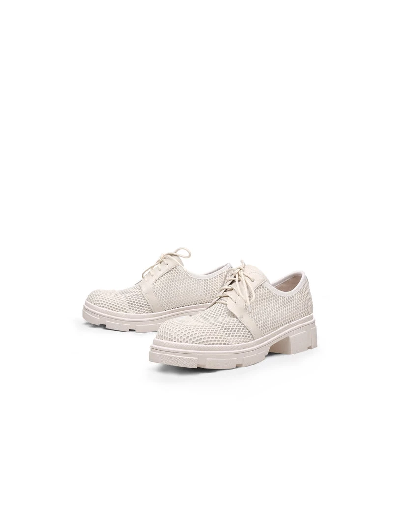 Jady Rose New In Shoes JadyRose | Honeycomb Ivory Mesh Leather Sneaker 6 Jady Rose New In Shoes JadyRose | Honeycomb Ivory Mesh Leather Sneaker