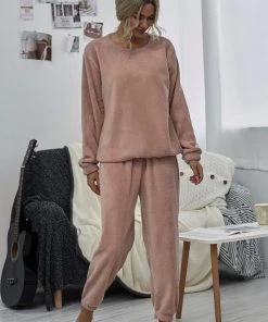 BBYS New In Clothing Smaibulun | Dusty Pink Crewneck Sweatshirt & Joggers