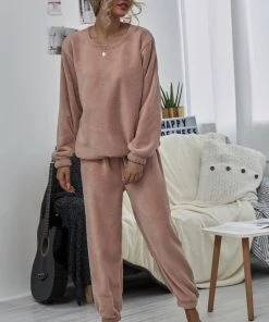 BBYS New In Clothing Smaibulun | Dusty Pink Crewneck Sweatshirt & Joggers