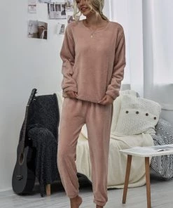 BBYS New In Clothing Smaibulun | Dusty Pink Crewneck Sweatshirt & Joggers