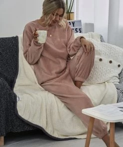 BBYS New In Clothing Smaibulun | Dusty Pink Crewneck Sweatshirt & Joggers