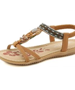 New In Shoes Boho Inspired Slingback Sandals - SIKETU