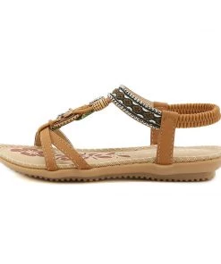 New In Shoes Boho Inspired Slingback Sandals - SIKETU