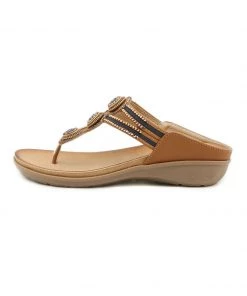 Rhinestone Bead-Accent Sandals - SIKETU