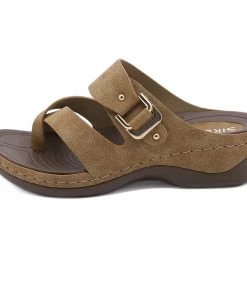 Comfort Slip-On Strappy Sandals Slides - SIKETU New In Shoes