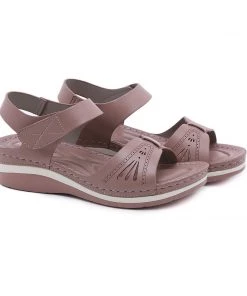 Cutout Perforated Sandals - SIKETU