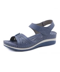 Cutout Perforated Sandals - SIKETU