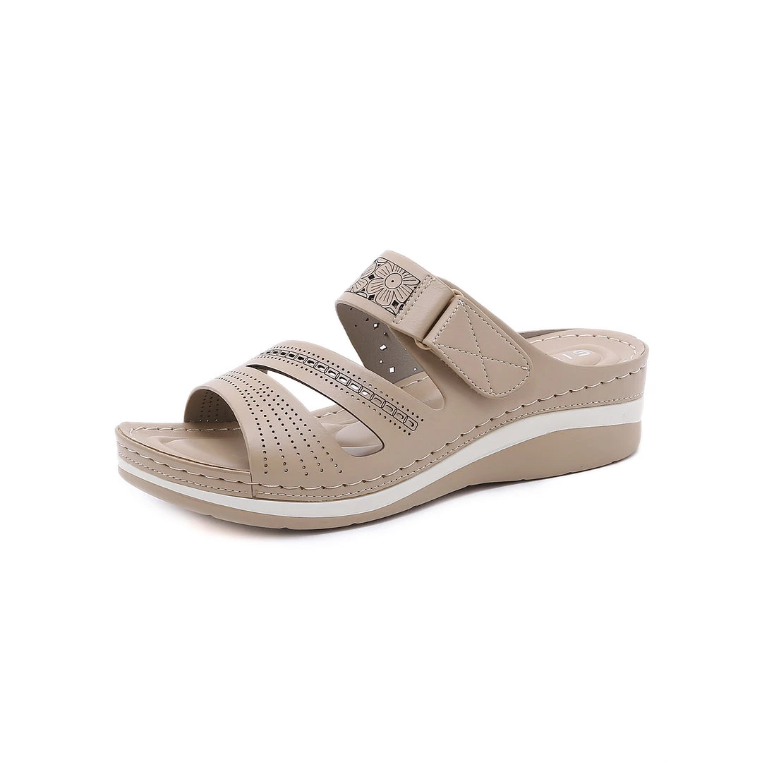 Floral Embroidered Perforated Sandals - SIKETU New In Shoes 5 Floral Embroidered Perforated Sandals - SIKETU New In Shoes