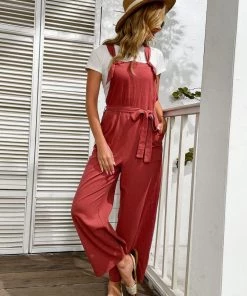 BFZY NEW ARRIVALS HALLEY OVERALLS - RUBY
