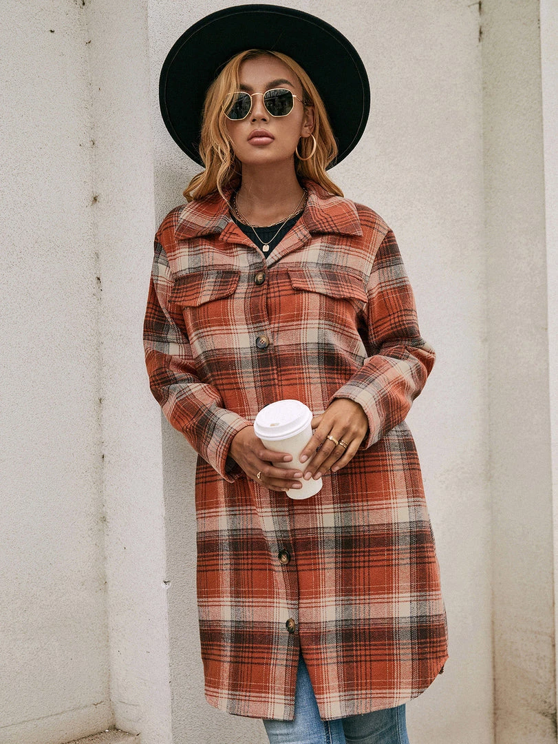 YBL Smaibulun | Longline Plaid Coat 6 YBL Smaibulun | Longline Plaid Coat