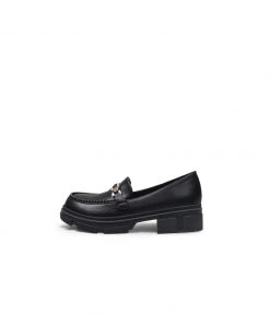 Jady Rose JadyRose | Black Pearl Leather Loafer 8 Jady Rose JadyRose | Black Pearl Leather Loafer