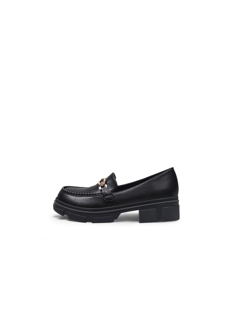 Jady Rose JadyRose | Black Pearl Leather Loafer 3 Jady Rose JadyRose | Black Pearl Leather Loafer