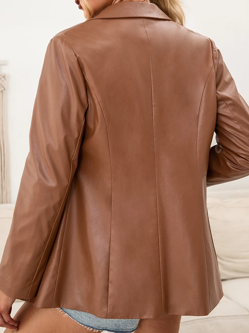 YBL Smaibulun | Faux Leather Grace Blazer New In Clothing 4 YBL Smaibulun | Faux Leather Grace Blazer New In Clothing