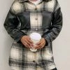 YBL New In Clothing Smaibulun | Plaid Bishop-Sleeve Shacket