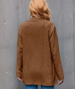 YBL New In Clothing Smaibulun | Corduroy Casual Jacket - Caramel