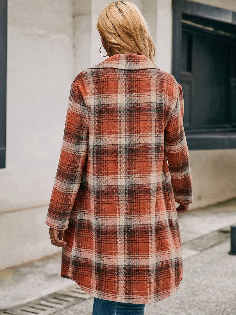 YBL Smaibulun | Longline Plaid Coat 10 YBL Smaibulun | Longline Plaid Coat