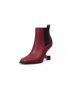 Jady Rose JadyRose | HARPER Elevator Heel Burgundy Leather Chelsea Boot NEW ARRIVALS 12 Jady Rose JadyRose | HARPER Elevator Heel Burgundy Leather Chelsea Boot NEW ARRIVALS