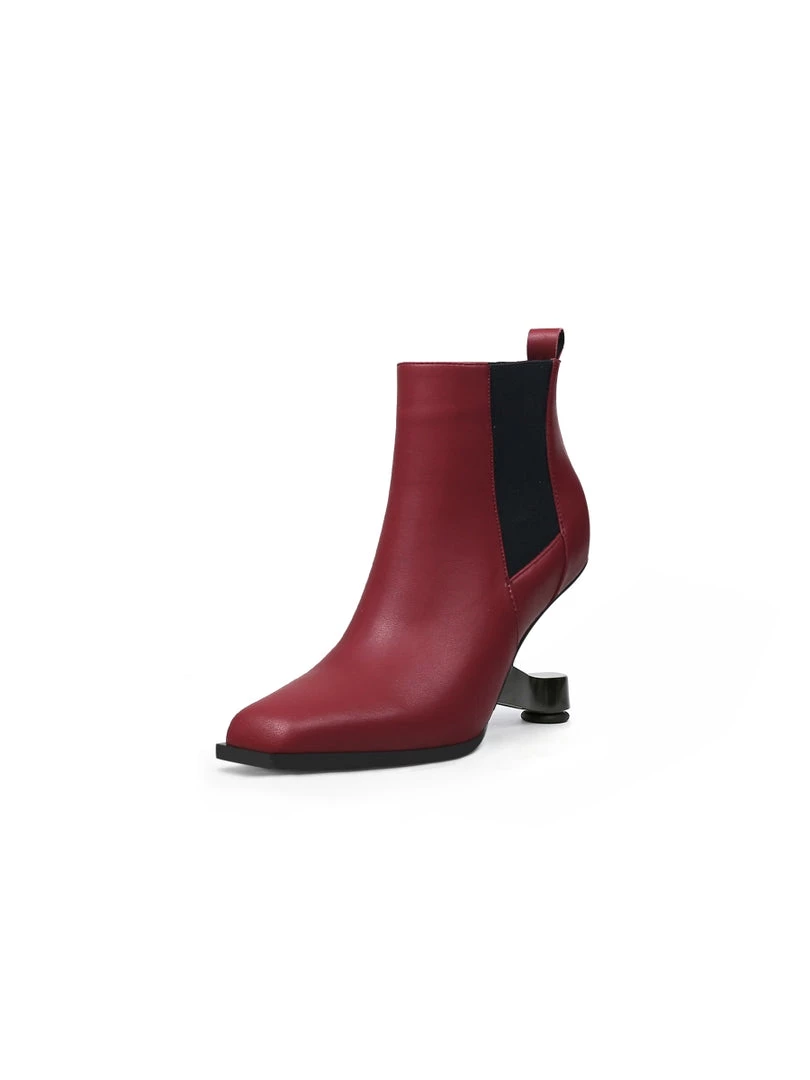 Jady Rose JadyRose | HARPER Elevator Heel Burgundy Leather Chelsea Boot NEW ARRIVALS 5 Jady Rose JadyRose | HARPER Elevator Heel Burgundy Leather Chelsea Boot NEW ARRIVALS