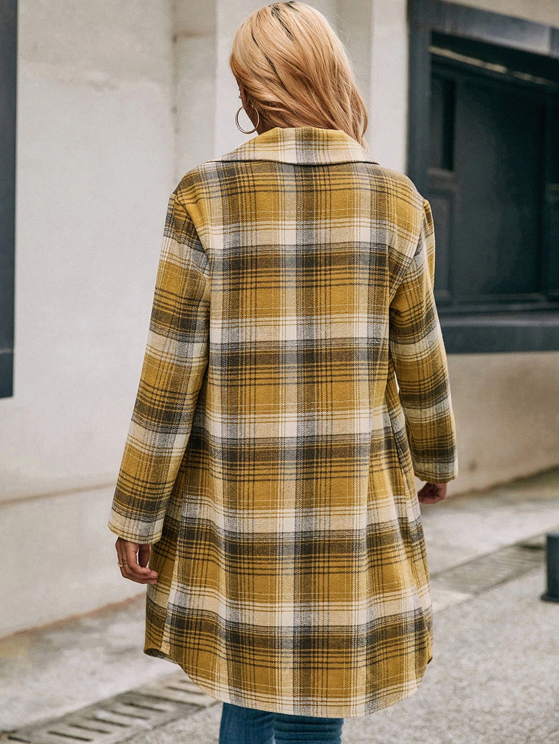 YBL Smaibulun | Longline Plaid Coat 5 YBL Smaibulun | Longline Plaid Coat