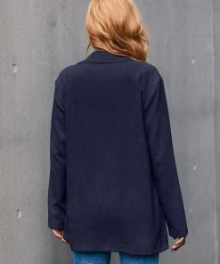 YBL New In Clothing Smaibulun | Corduroy Casual Jacket - Navy 9 YBL New In Clothing Smaibulun | Corduroy Casual Jacket - Navy