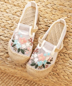 TC NEW ARRIVALS CACTUS ROSE | EMBROIDERED BLOSSOM ESPADRILLE LOAFER 8 TC NEW ARRIVALS CACTUS ROSE | EMBROIDERED BLOSSOM ESPADRILLE LOAFER