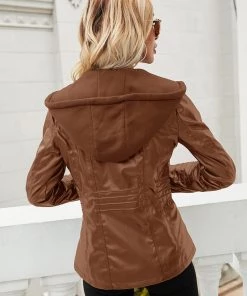 YBL New In Clothing Smaibulun | Quilted Hooded Moto Jacket 17 YBL New In Clothing Smaibulun | Quilted Hooded Moto Jacket