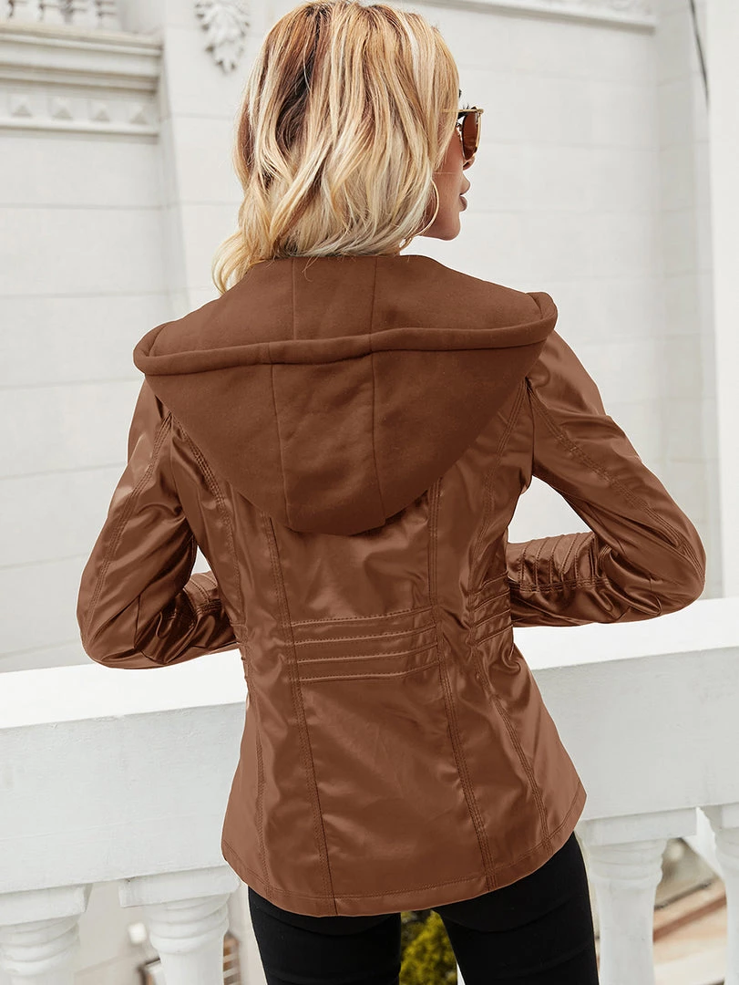 YBL New In Clothing Smaibulun | Quilted Hooded Moto Jacket 9 YBL New In Clothing Smaibulun | Quilted Hooded Moto Jacket