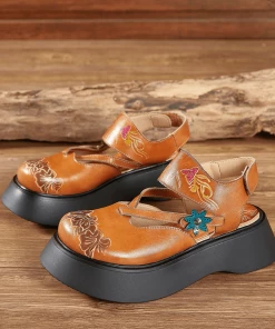 JF NEW ARRIVALS SOFFIA | YELLOW CUT-PUT STRAP LEATHER SANDAL