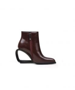 Jady Rose JadyRose | FIREPLACE Wedge-Heel Chocolate Leather Ankle Boot New In Shoes 10 Jady Rose JadyRose | FIREPLACE Wedge-Heel Chocolate Leather Ankle Boot New In Shoes