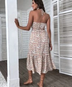 BFZY NEW ARRIVALS GINEVRA MIDI DRESS - PINK FLORAL 8 BFZY NEW ARRIVALS GINEVRA MIDI DRESS - PINK FLORAL