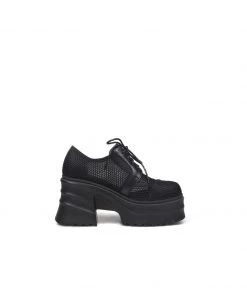 Jady Rose New In Shoes JadyRose | Honeycomb Black Leather Oxford