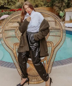 YBL New In Clothing Smaibulun Doll | Khaki Single-Breasted Fleece Coat