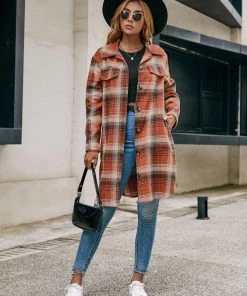 YBL Smaibulun | Longline Plaid Coat 17 YBL Smaibulun | Longline Plaid Coat