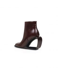 Jady Rose JadyRose | FIREPLACE Wedge-Heel Chocolate Leather Ankle Boot New In Shoes 13 Jady Rose JadyRose | FIREPLACE Wedge-Heel Chocolate Leather Ankle Boot New In Shoes