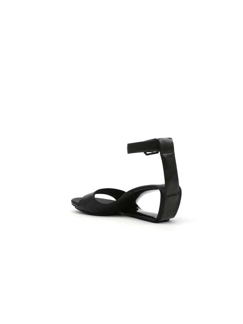 Jady Rose JadyRose | Elevator Heel Genuine Leather Black Ankle Strap NEW ARRIVALS 4 Jady Rose JadyRose | Elevator Heel Genuine Leather Black Ankle Strap NEW ARRIVALS